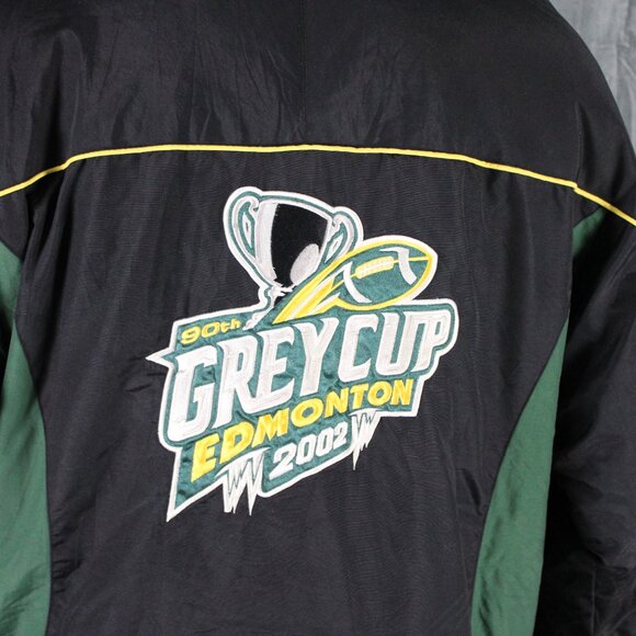 Retro CFL Jacket - Grey Cup 2002 Crested Logo by Puma - Men's Medium - Picture 2 of 9